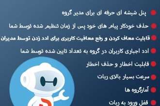 سورس ربات مدیریت گروه تلگرام به زبان php